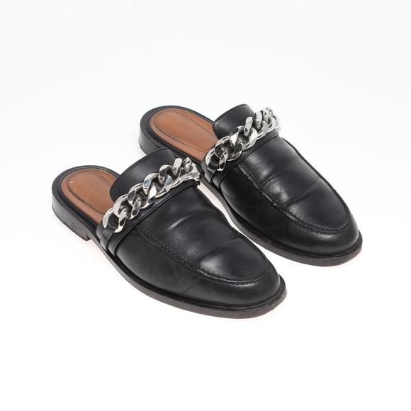 Givenchy Chain Noir Loafer in Black Leather - Picture 1 of 11